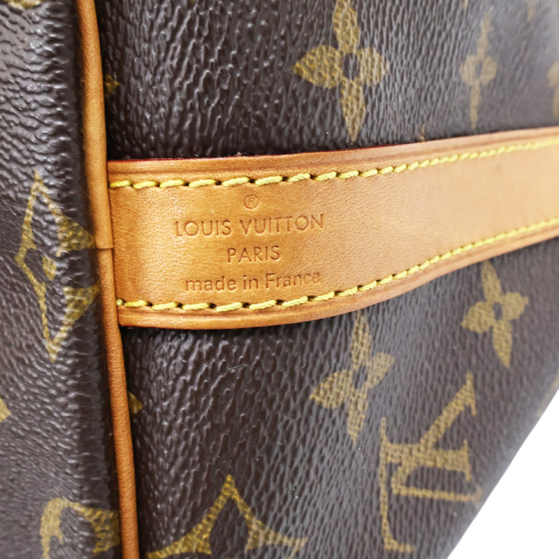棕色 原花帆布 Speedy Bandouliere 25 兩用包【LOUIS VUITTON LV 路易威登】 M46977-3
