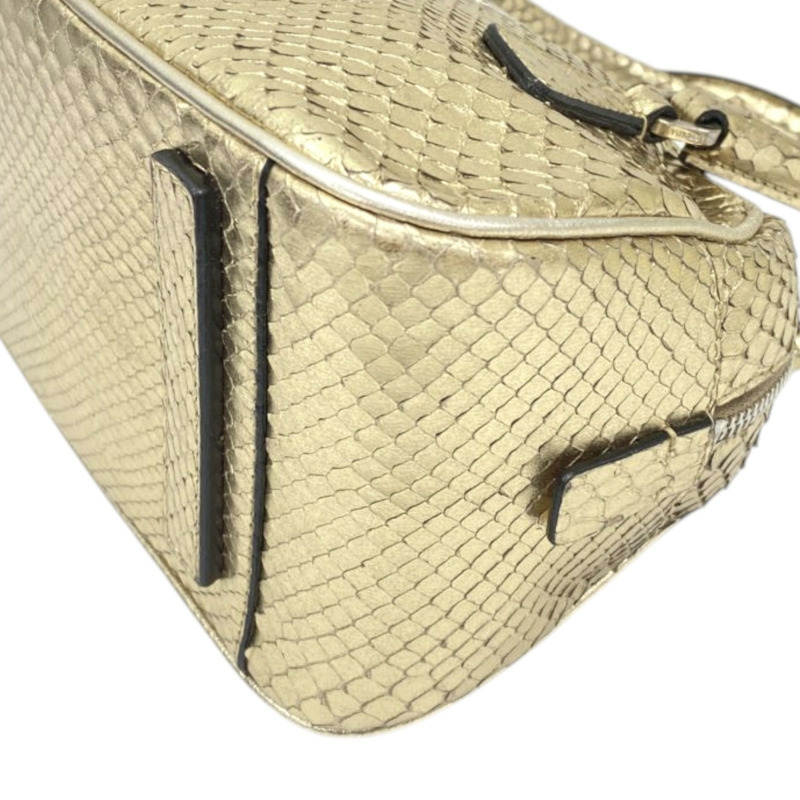 金色 蛇皮 手提包【PRADA普拉達】-7