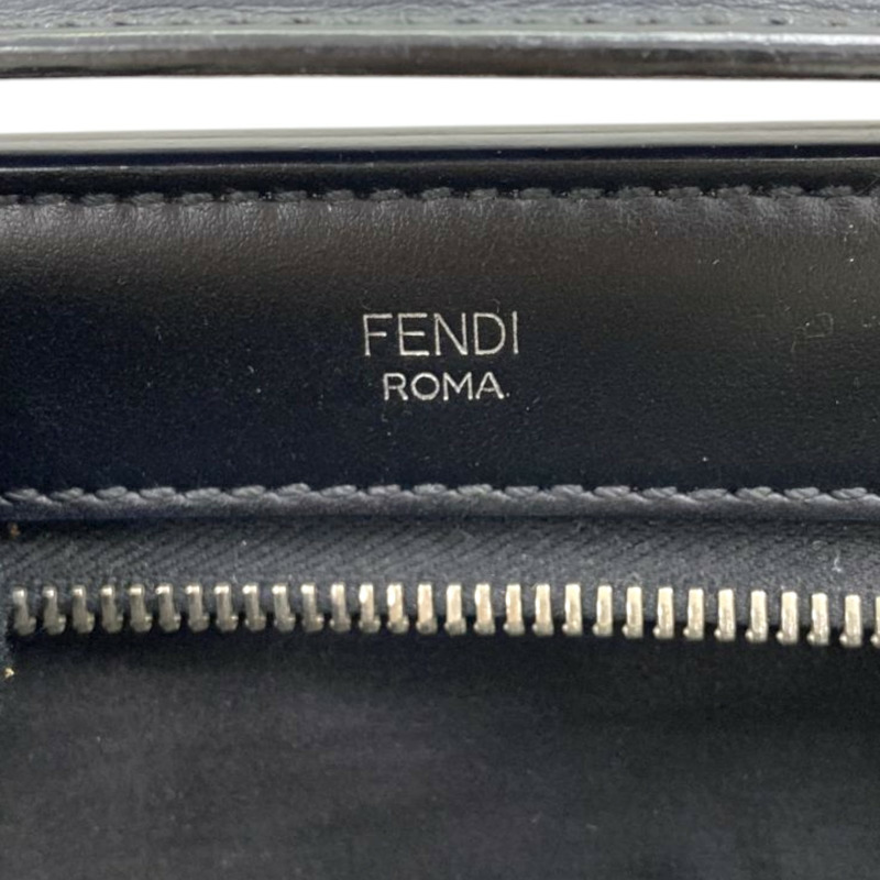 黑色 牛皮 Dot Com Click Faces 兩用包【FENDI 芬迪】 8BN299-4