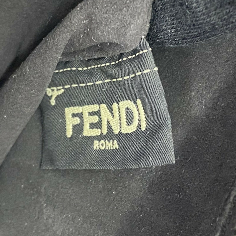 黑色 牛皮 Dot Com Click Faces 兩用包【FENDI 芬迪】 8BN299-6