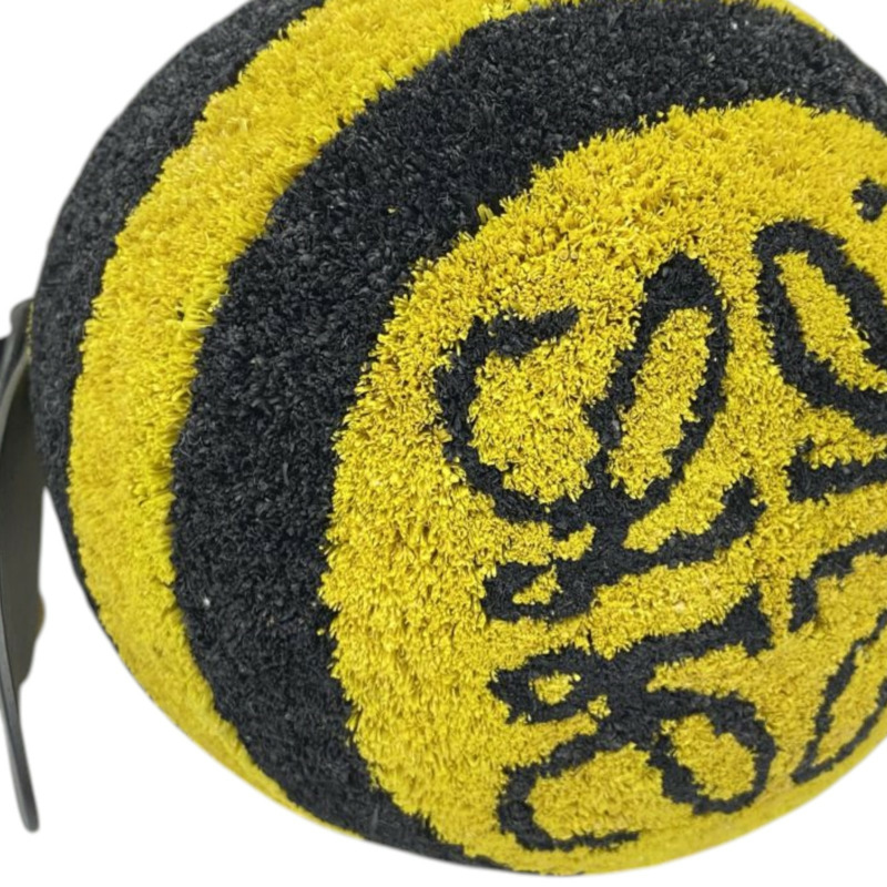 黃/黑色 拉菲草 Raffia Bee Busket 肩背包【LOEWE 羅威】-8