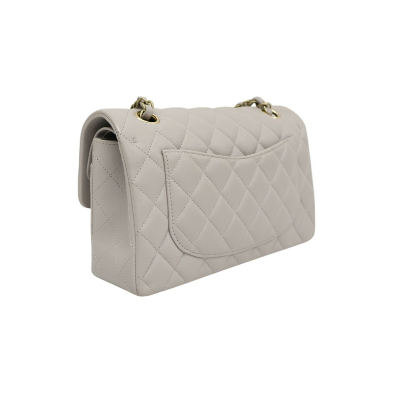 灰色羊皮 COCO 23 鍊帶 肩背包 A01113【CHANEL 香奈兒】 A01113-1