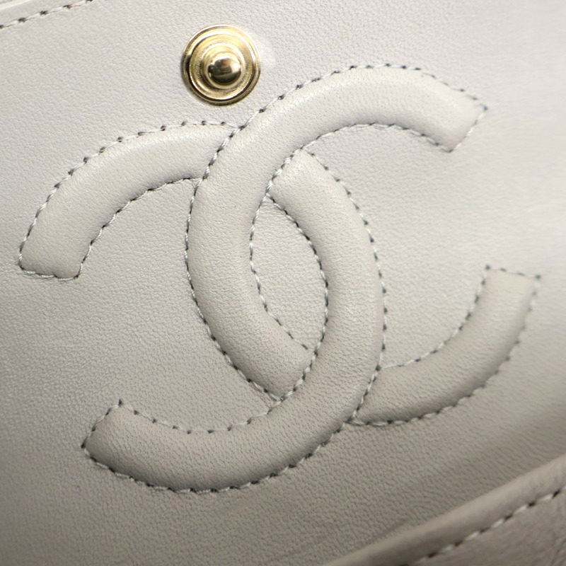 灰色羊皮 COCO 23 鍊帶 肩背包 A01113【CHANEL 香奈兒】 A01113-6