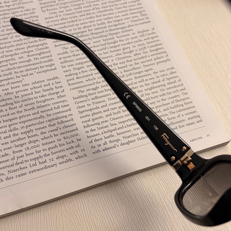 Salvatore Ferragamo 太陽眼鏡 墨鏡 原裝盒子 復古方框-5