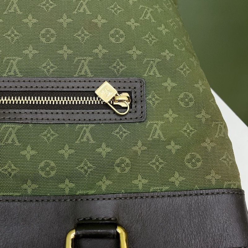 LV 帆布托特包 抹茶綠 03年 尺寸约31*30*10。-8