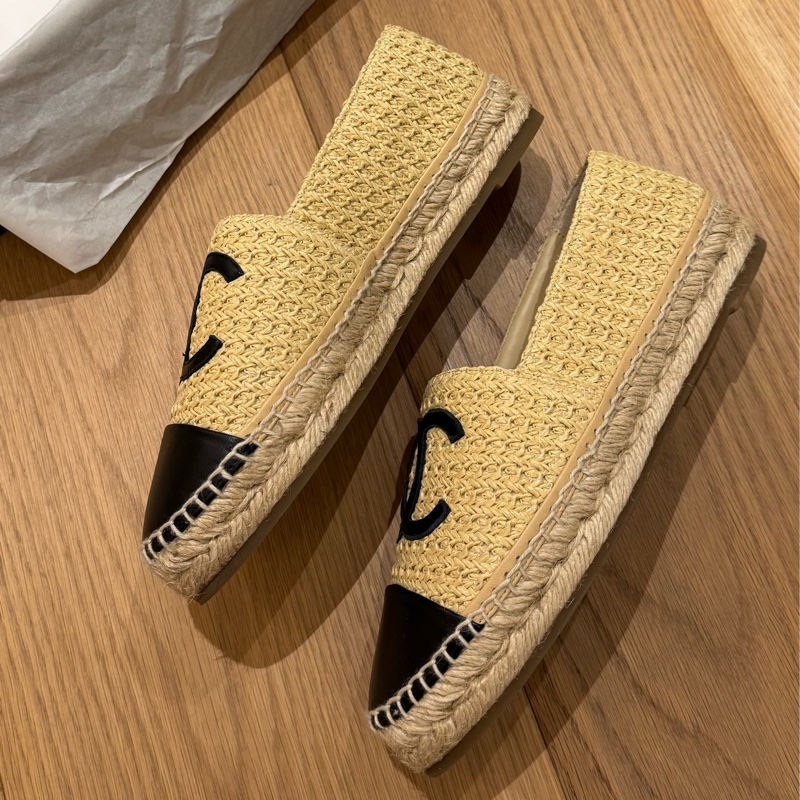 Chanel香奈兒草編鞋39-2