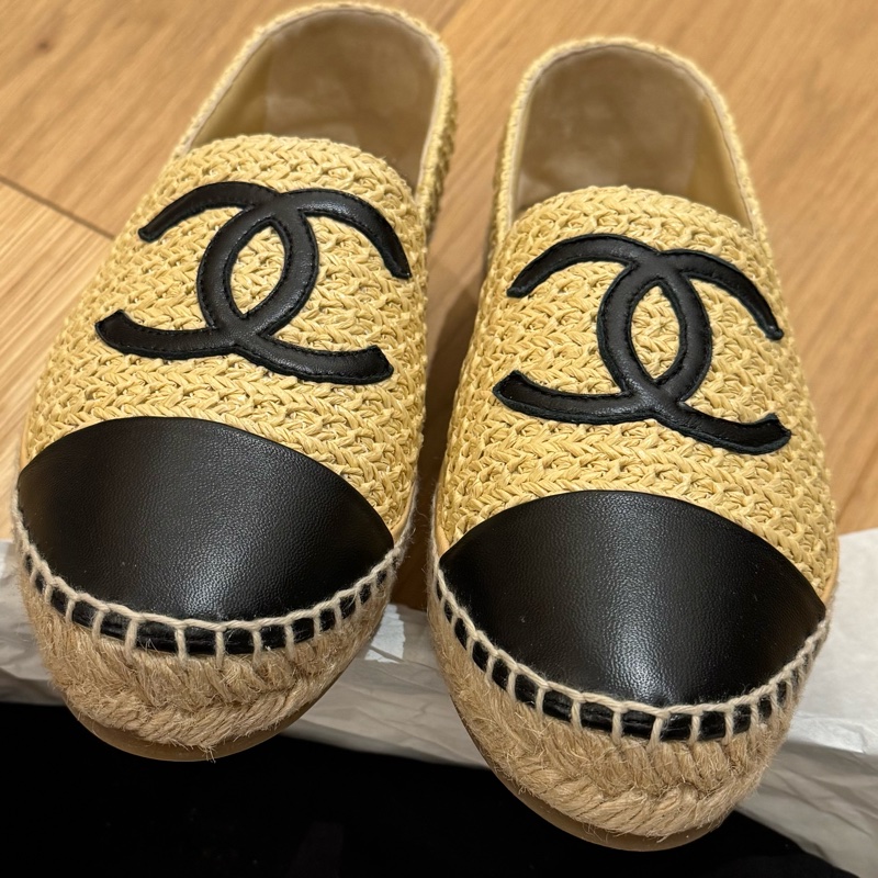 Chanel香奈兒草編鞋39-4