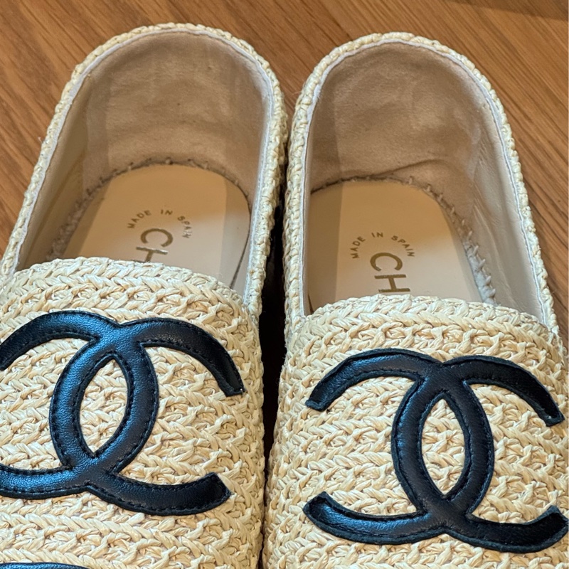 Chanel香奈兒草編鞋39-8