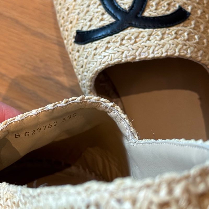 Chanel香奈兒草編鞋39-11