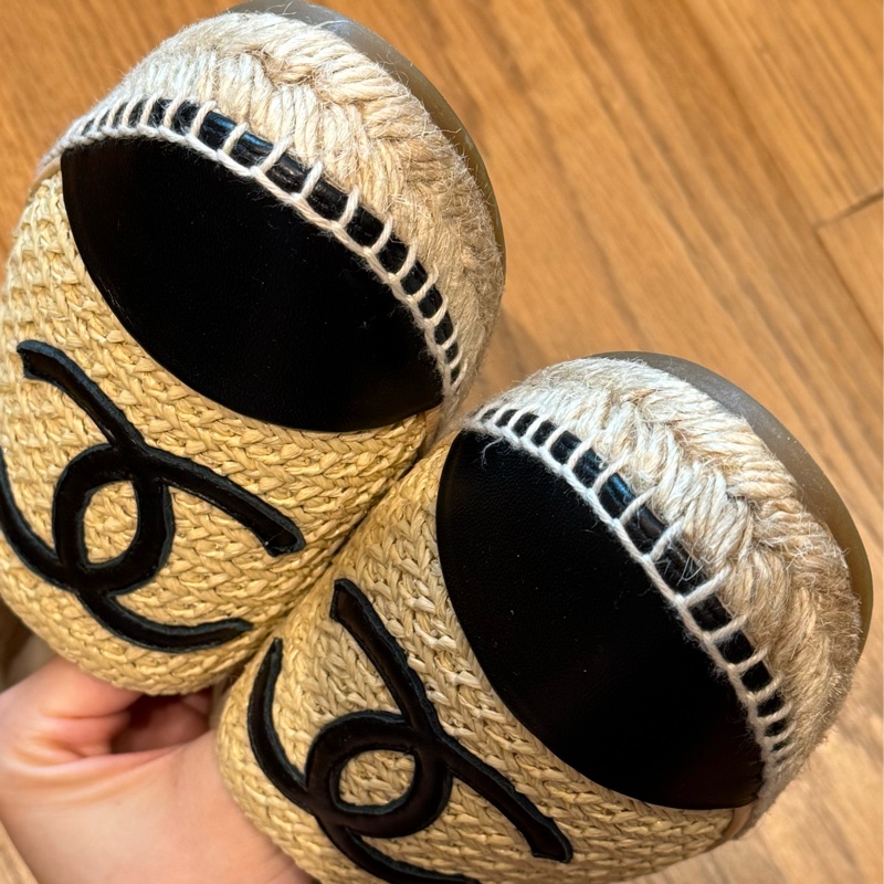 Chanel香奈兒草編鞋39-18