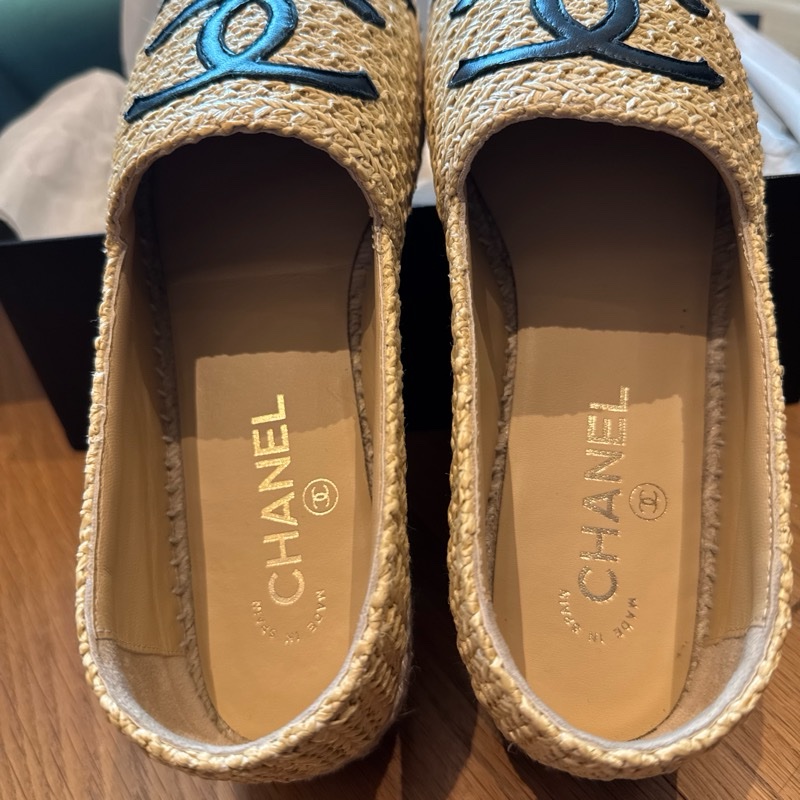 Chanel香奈兒草編鞋39-22