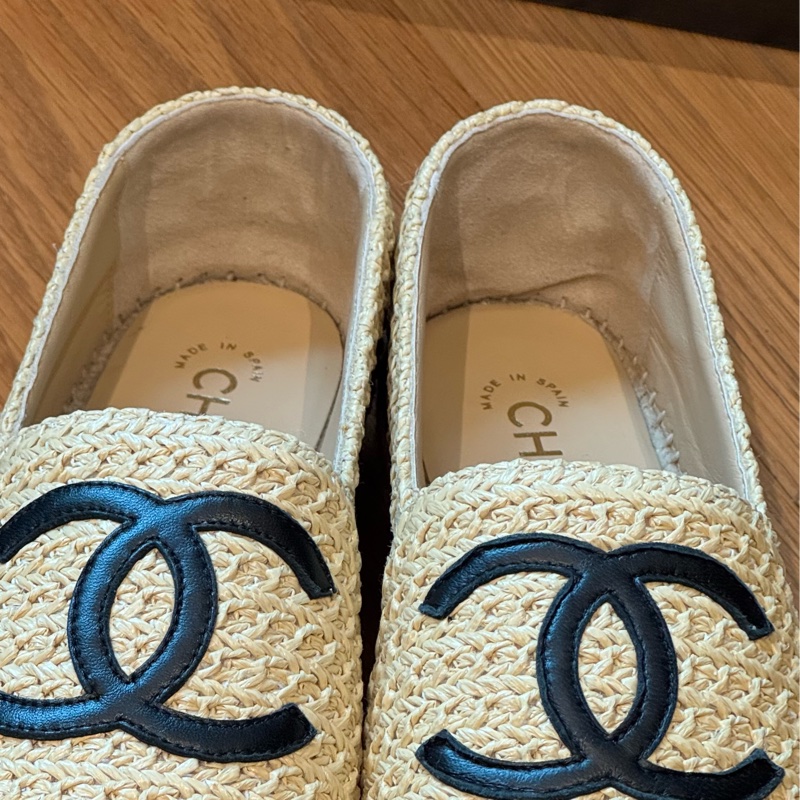 Chanel香奈兒草編鞋39-23