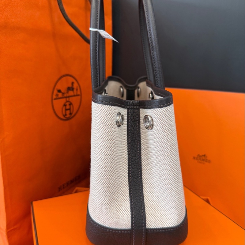 Hermes 愛馬仕花園 mini 烏木色 W刻閒置-3