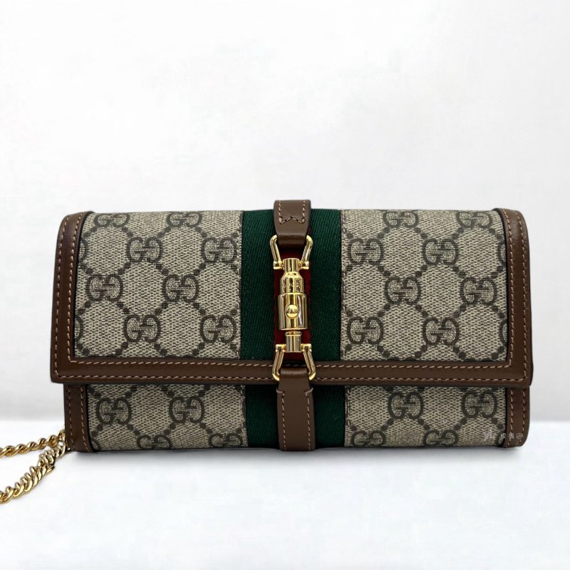 S5142-GUCCI Jackie 1961系列緹花鍊條包652681-0