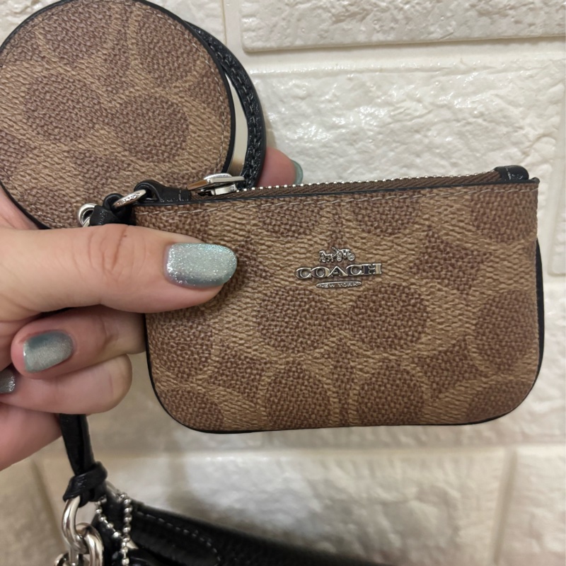 Coach 肩背包 流浪包 斜背包（附鏡子掛件）-14