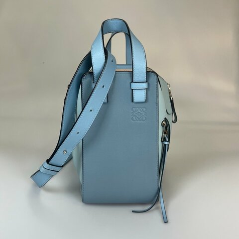 LOEWE 藍拚色HAMMOCK吊床包 小號