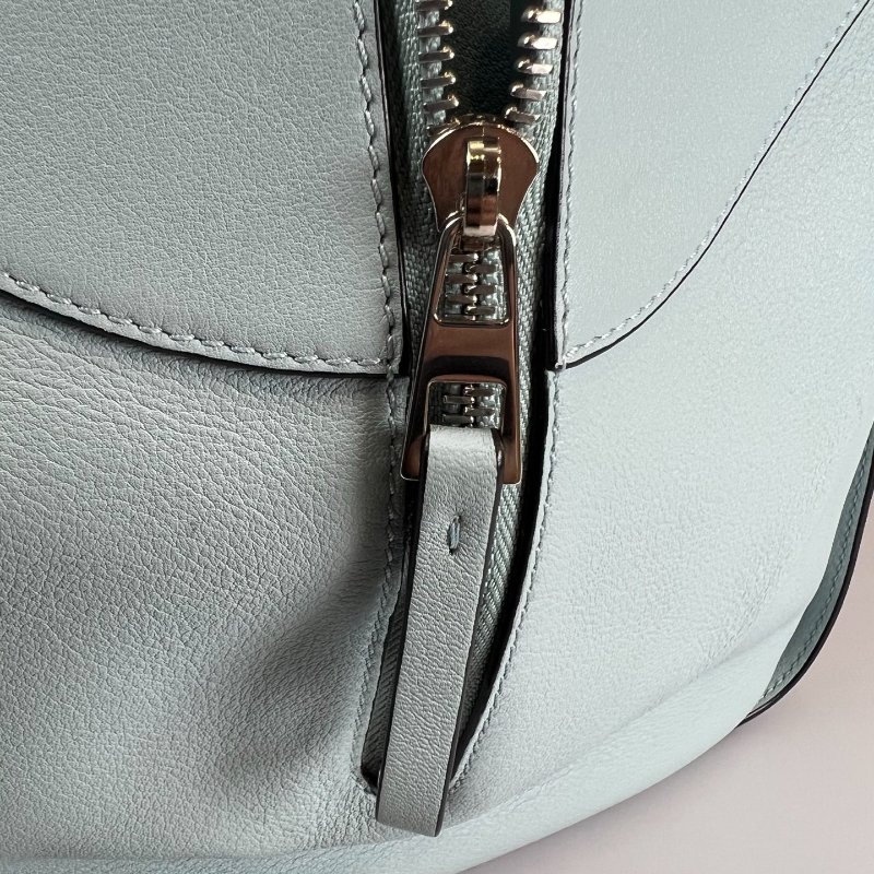 LOEWE 藍拚色HAMMOCK吊床包 小號-7