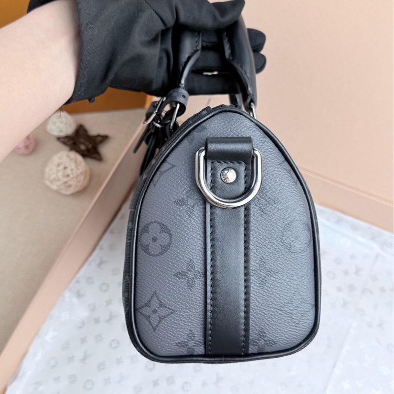 Louis Vuitton 五金帶膜 lvkeepall25黑花 kp25黑花 支持無理由售後全套送禮-2