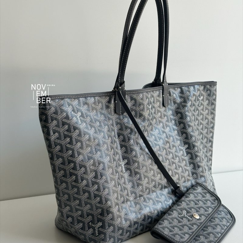 99新🆕 有購證🙌🏻 Goyard 戈雅 Saint Louis Tote Bag PM 灰色🩶-1