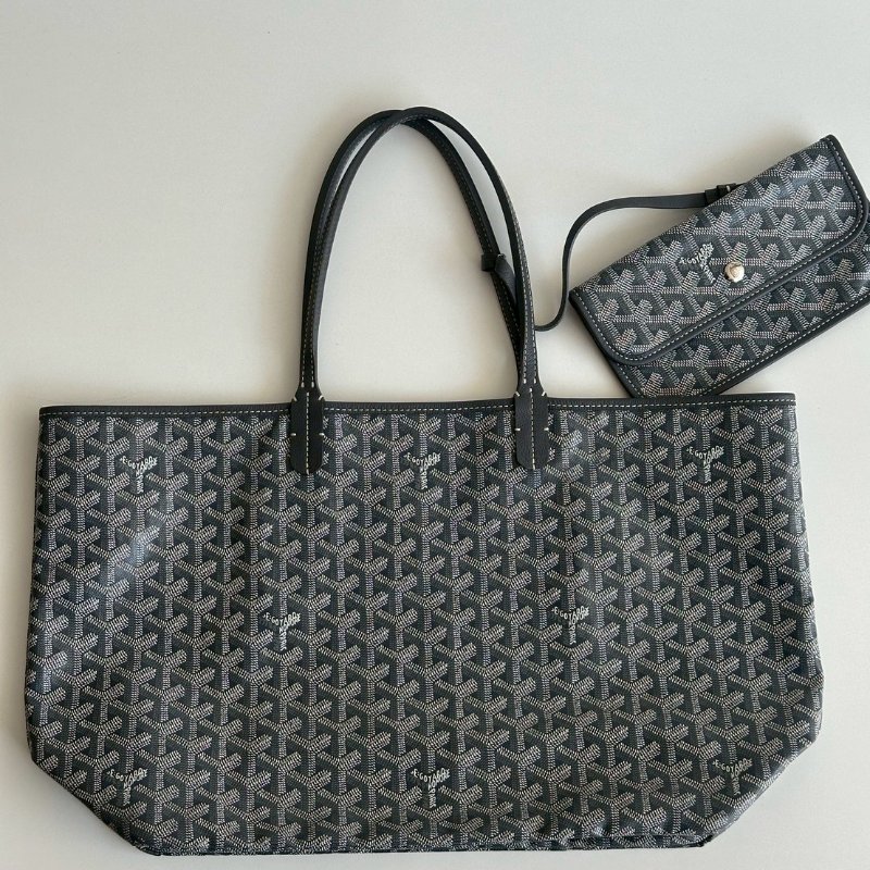 99新🆕 有購證🙌🏻 Goyard 戈雅 Saint Louis Tote Bag PM 灰色🩶-5