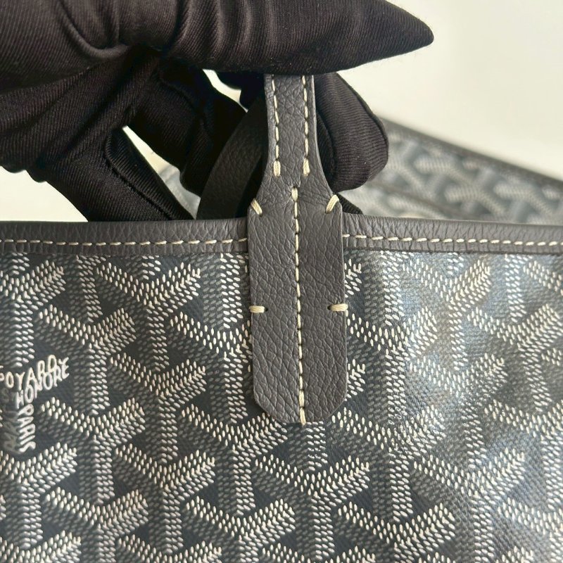 99新🆕 有購證🙌🏻 Goyard 戈雅 Saint Louis Tote Bag PM 灰色🩶-7