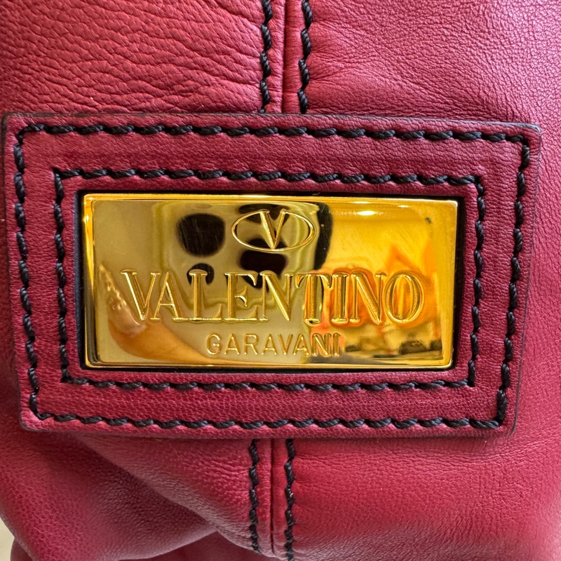 【赫蒂國際精品】Valentino 范倫鐵諾 大蝴蝶結皮革包 vintage-5