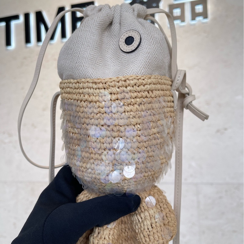 羅意威/Loewe Paula’s Ibiza 植物材料/織物 16*7.5*22cm 0.15 kg-0