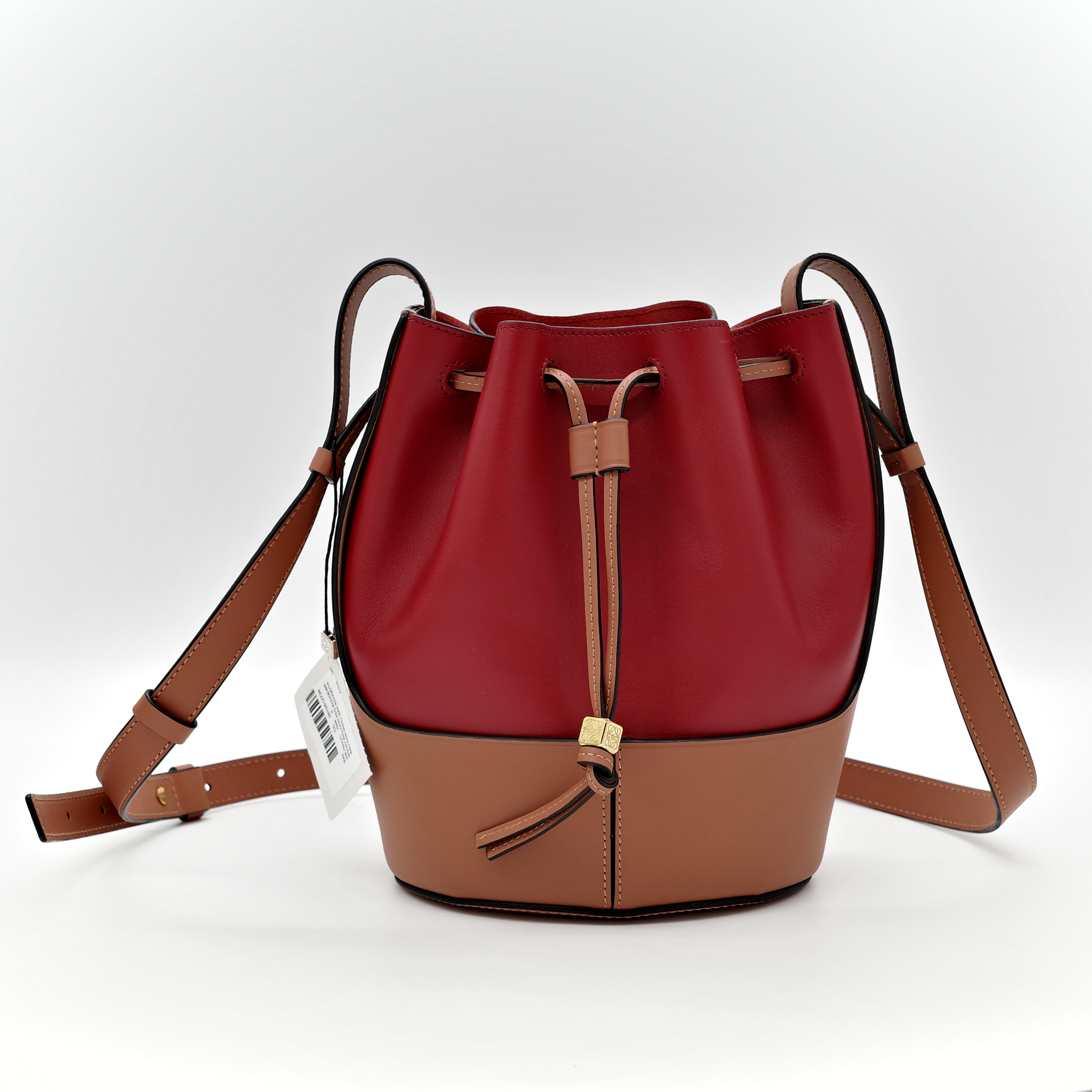 Loewe 羅威 拼色 氣球 水桶包-1