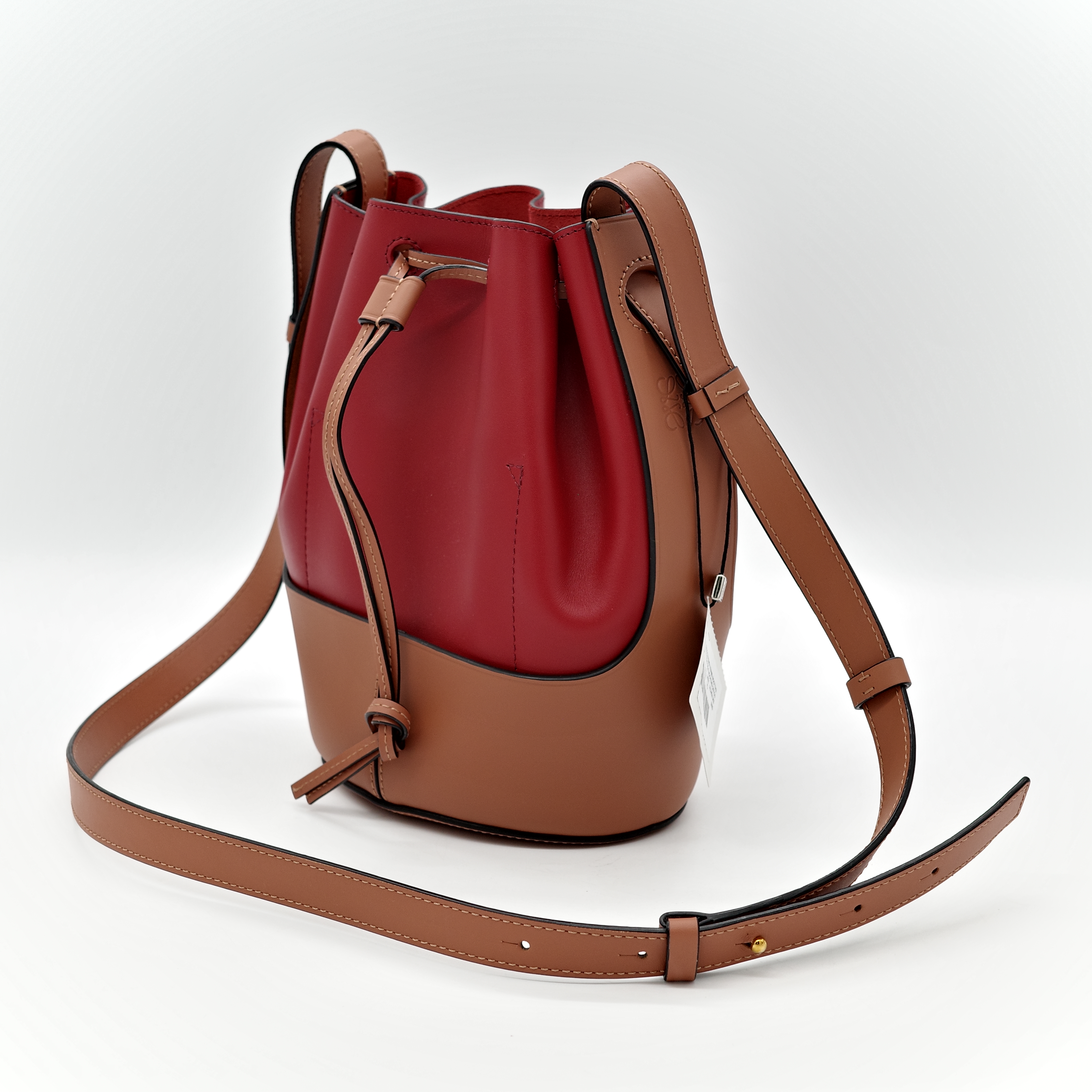 Loewe 羅威 拼色 氣球 水桶包-6