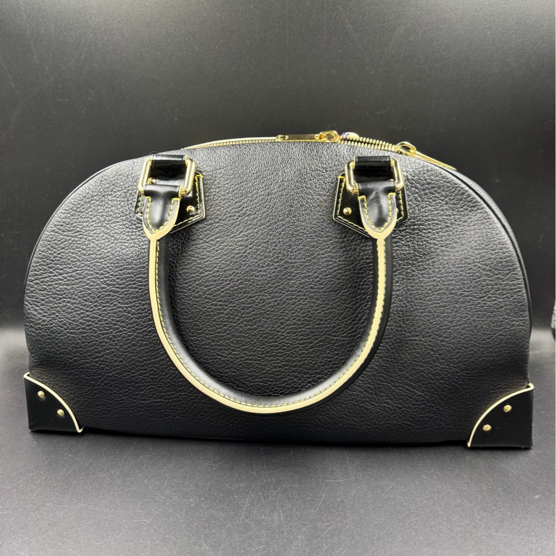 LV/路易威登 黑色山羊皮波士頓 99新-3