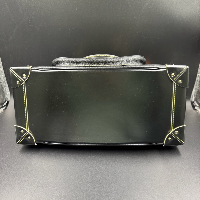 LV/路易威登 黑色山羊皮波士頓 99新-5