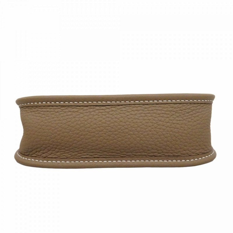 愛馬仕 Evelyne TPM Taurillon Clemence Etoupe K Stamp 女士肩包-2