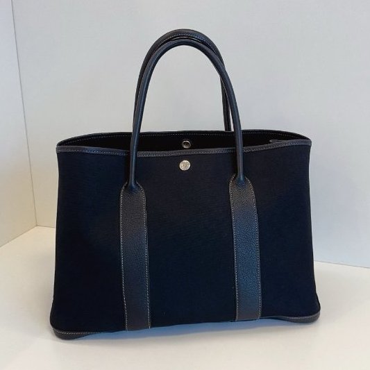 Hermes愛馬仕 全黑色Garden party36 花園包-1