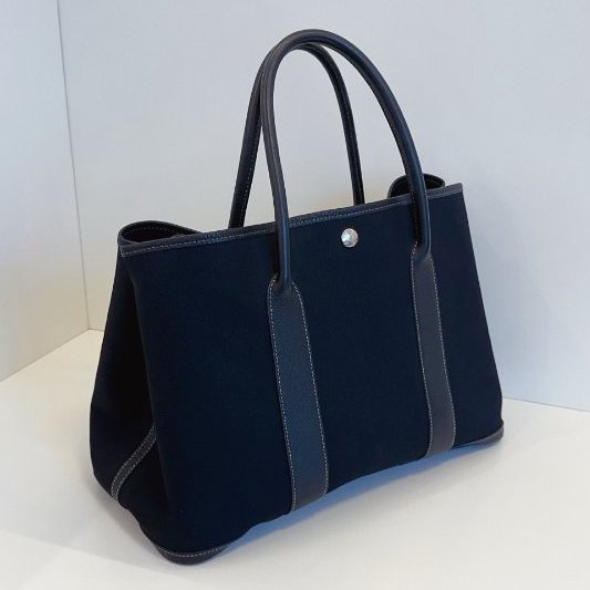 Hermes愛馬仕 全黑色Garden party36 花園包-2