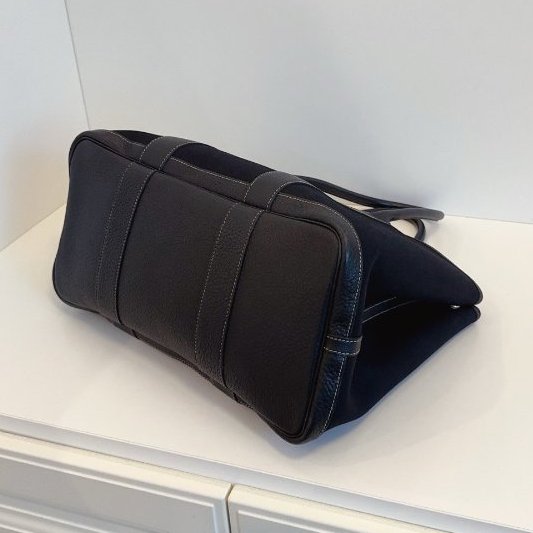 Hermes愛馬仕 全黑色Garden party36 花園包-4