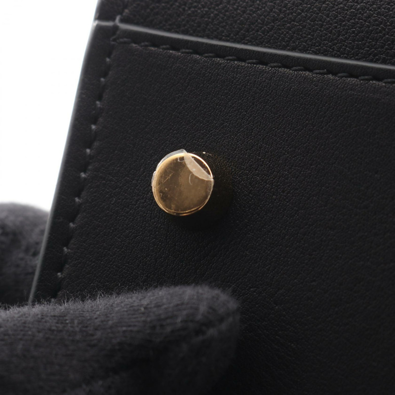 THE ROW Margaux 12吋單肩包，黑色真皮，二手女款-8