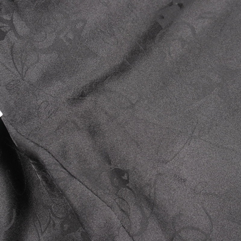 香奈兒 COCO 標誌紐扣，撞色斜紋軟呢，無領。其他外套 P44723W05198 尼龍腈綸 黑色 二手 女款-4