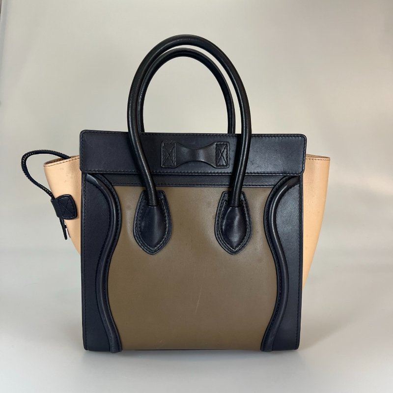 CELINE 綠拚膚冏包 大號-1