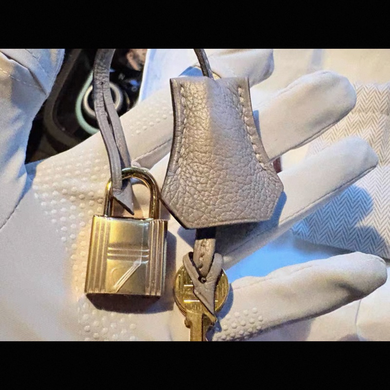 客人專拍✨Hermes birkin 25 m8銀河灰 有單 盒子 麈袋-3