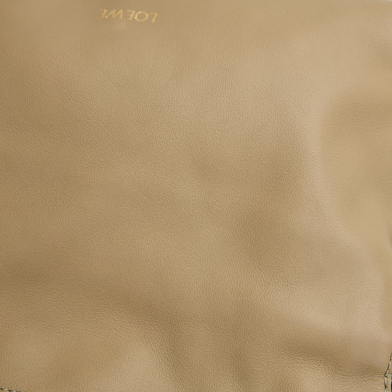 二手Loewe Mini flamenco 新款福袋包/黏土綠-9