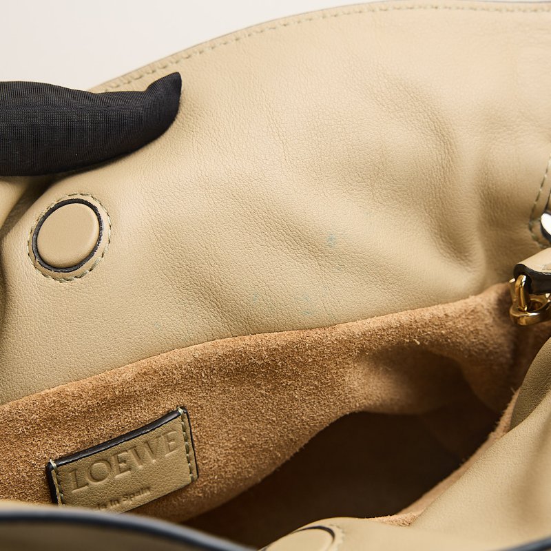 二手Loewe Mini flamenco 新款福袋包/黏土綠-21