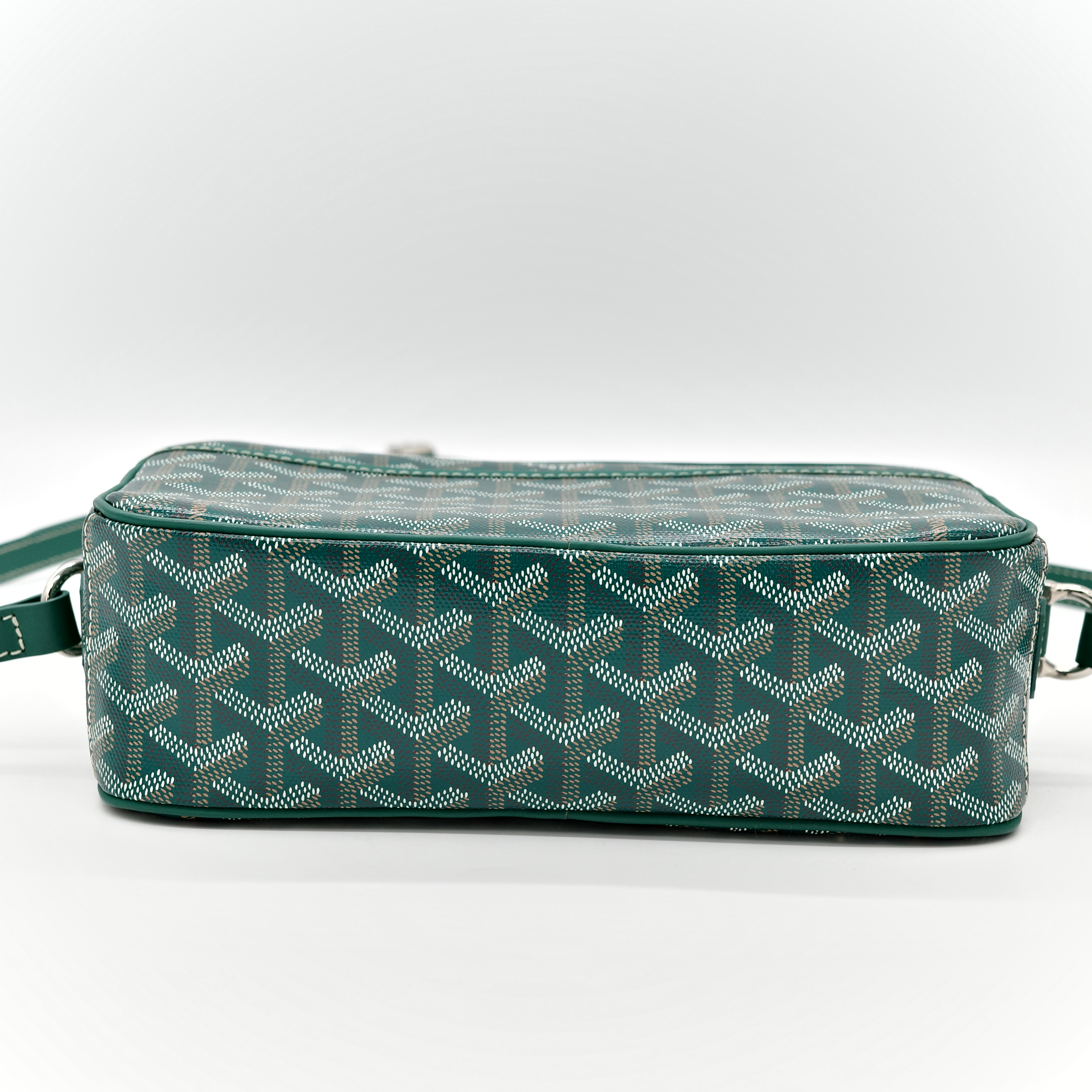 Goyard 戈雅 Cap-vert 綠色 經典花紋 相機包-7
