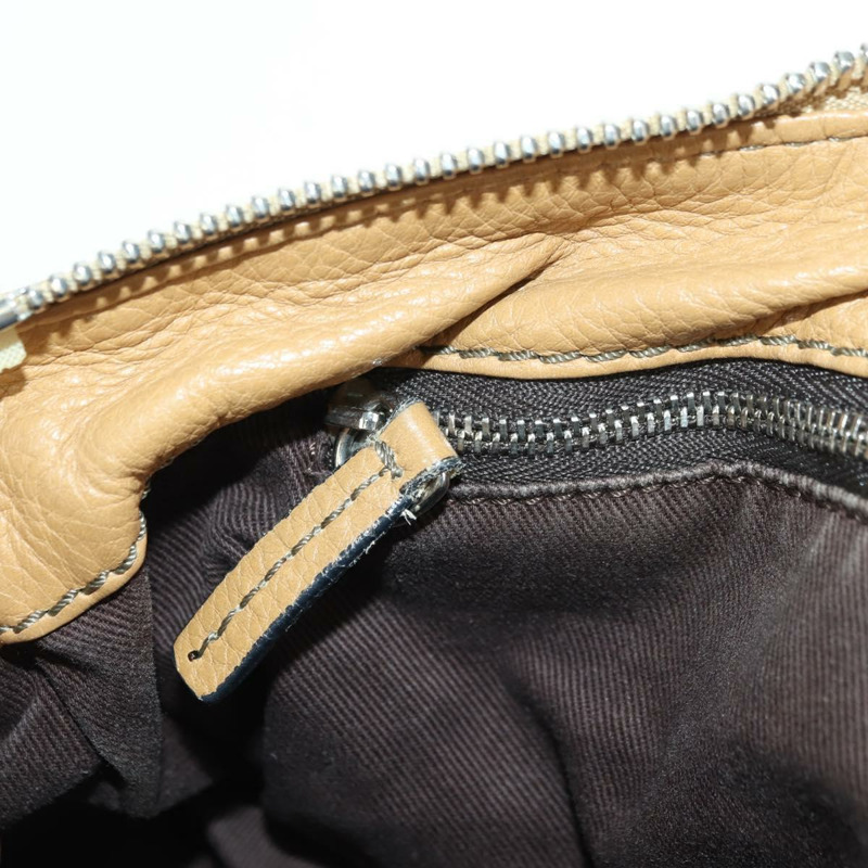 【日本直送】Chloe Paddington 手提包 皮革 米色 金色 銀色 正品 am11349V-22