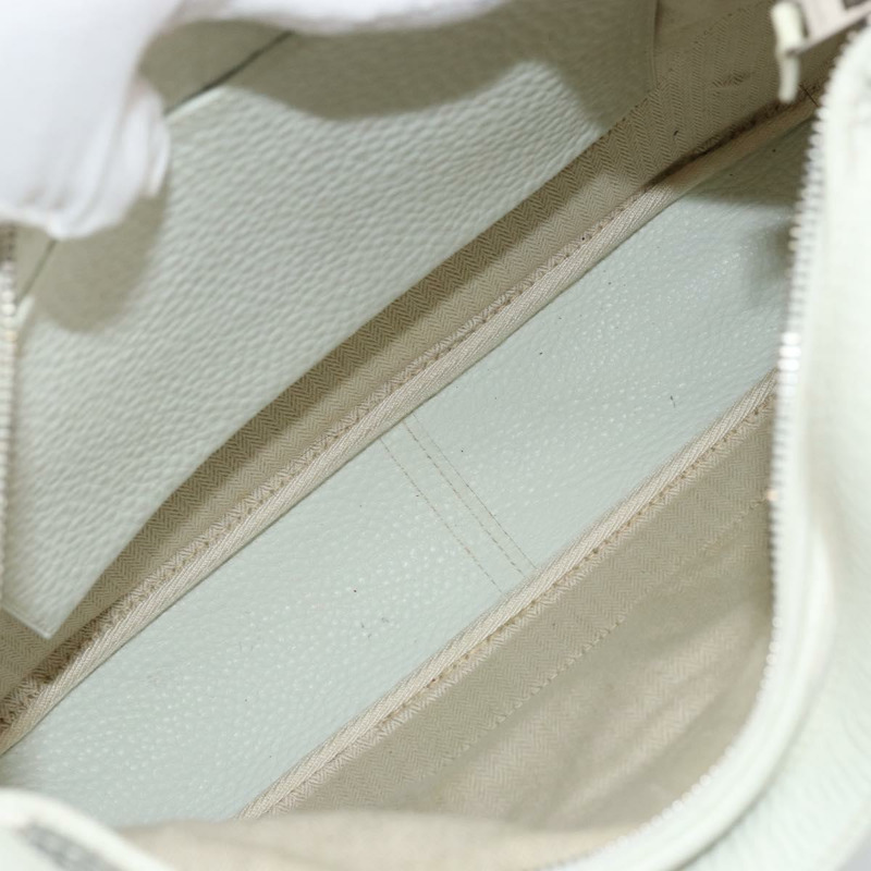 【日本直送】愛馬仕 Trim 35 肩背包，Togo 皮革，白色/銀色，正品編號 176262A-10