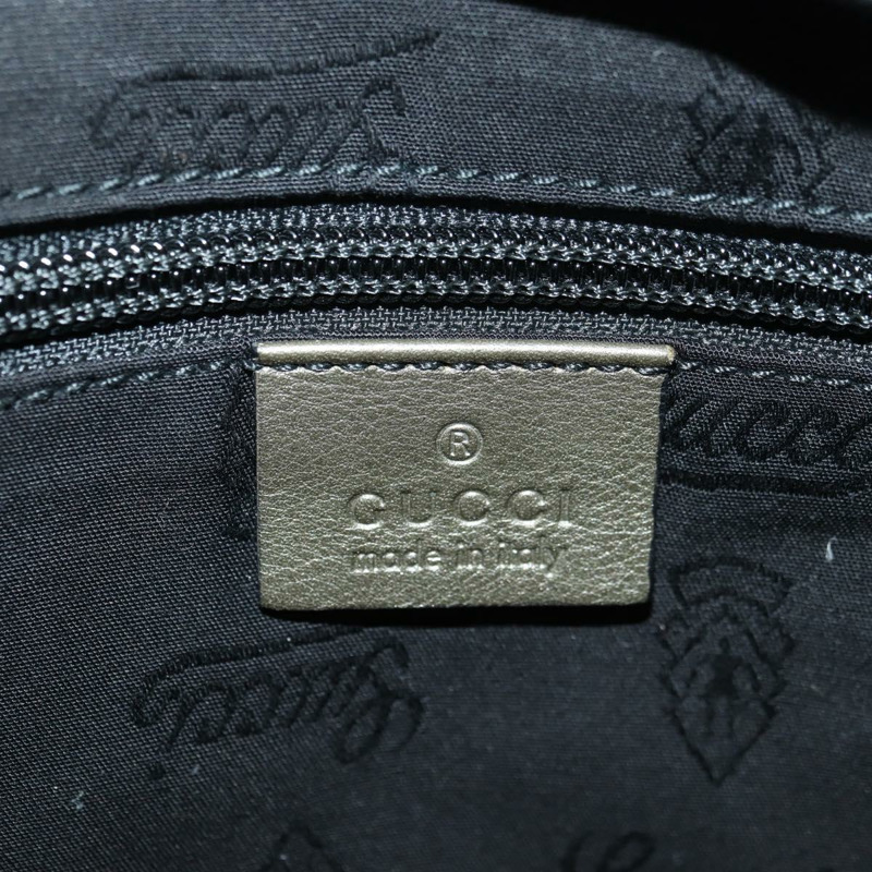 【日本直送】GUCCI GG Implementation 單肩包 PVC 灰色銀色 201447 Auth am11476V-20