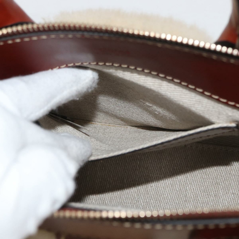 【日本直送】Chloe Edith 手提包，毛絨兩用款，米色金色，正品 176971A-23