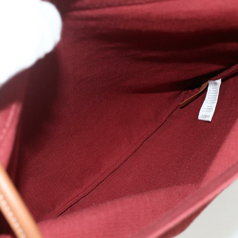 【日本直送】愛馬仕肩包 帆布 波爾多銀色 正品 ep14010A-10