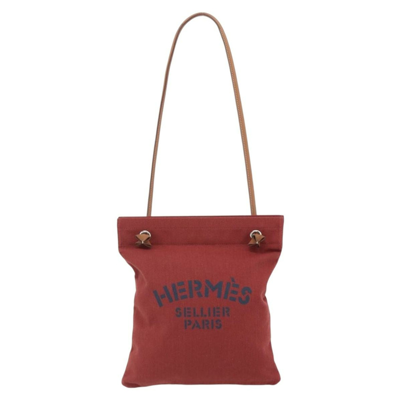 【日本直送】愛馬仕肩包 帆布 波爾多銀色 正品 ep14010A-12