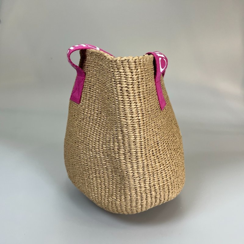 CHLOE 粉色竹籃包-3