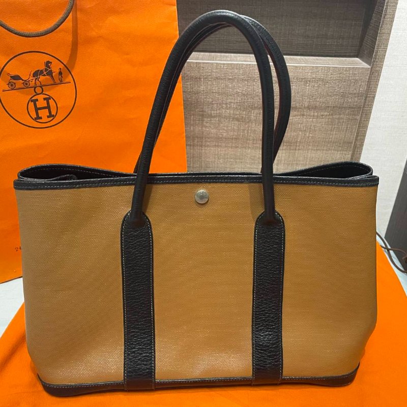愛馬仕Hermès Garden Party 36 花園包經典棕褐色 (T刻)-3